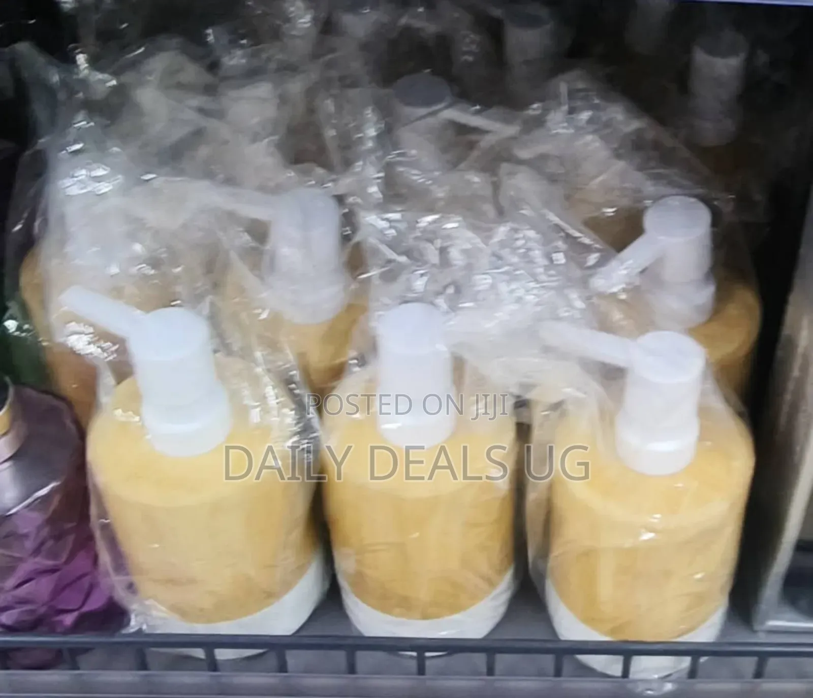 Yellow Pump Bottle Dispenser