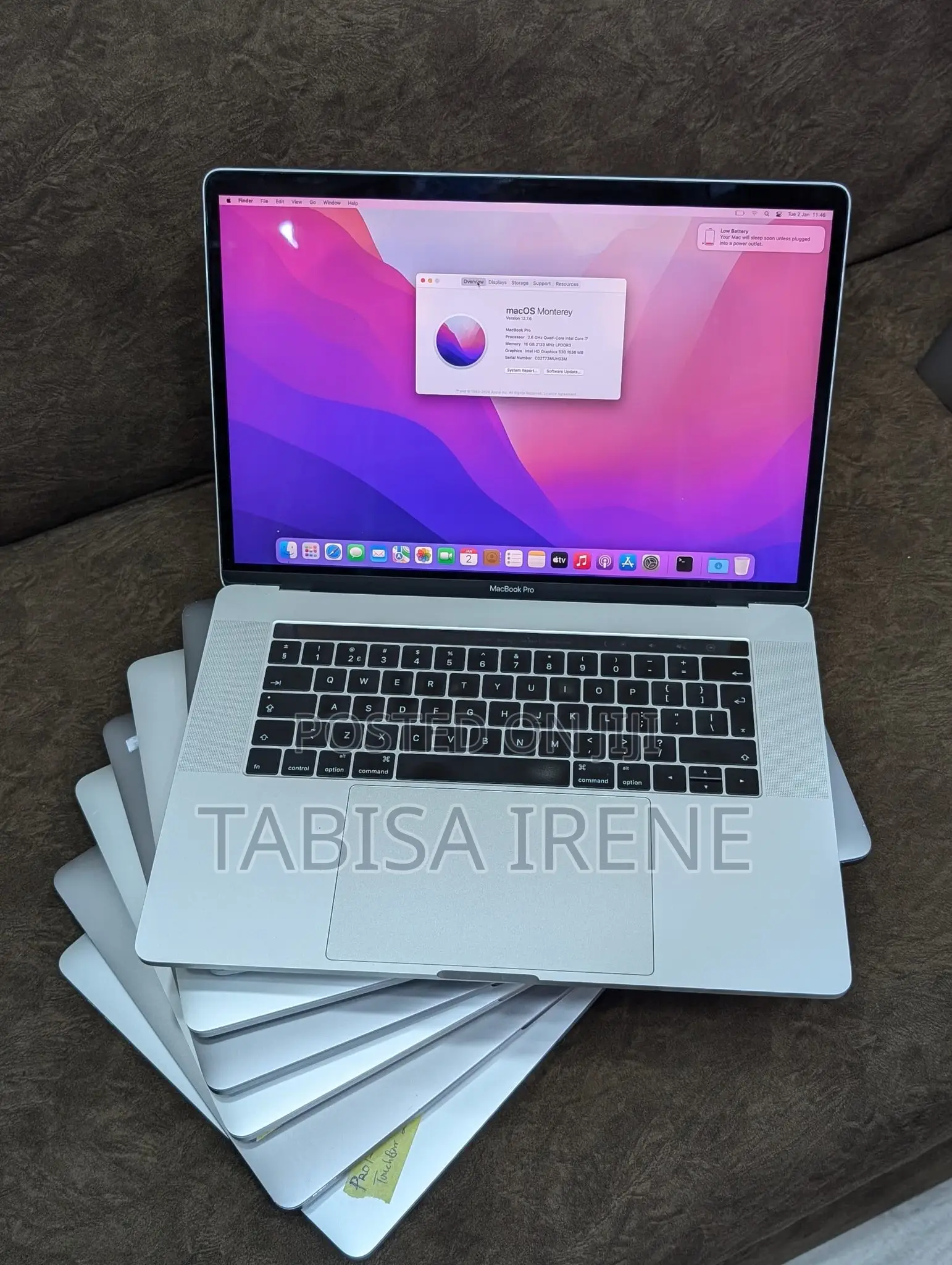 New Laptop Apple MacBook Pro 2016 16GB Intel Core I7 SSD 512GB