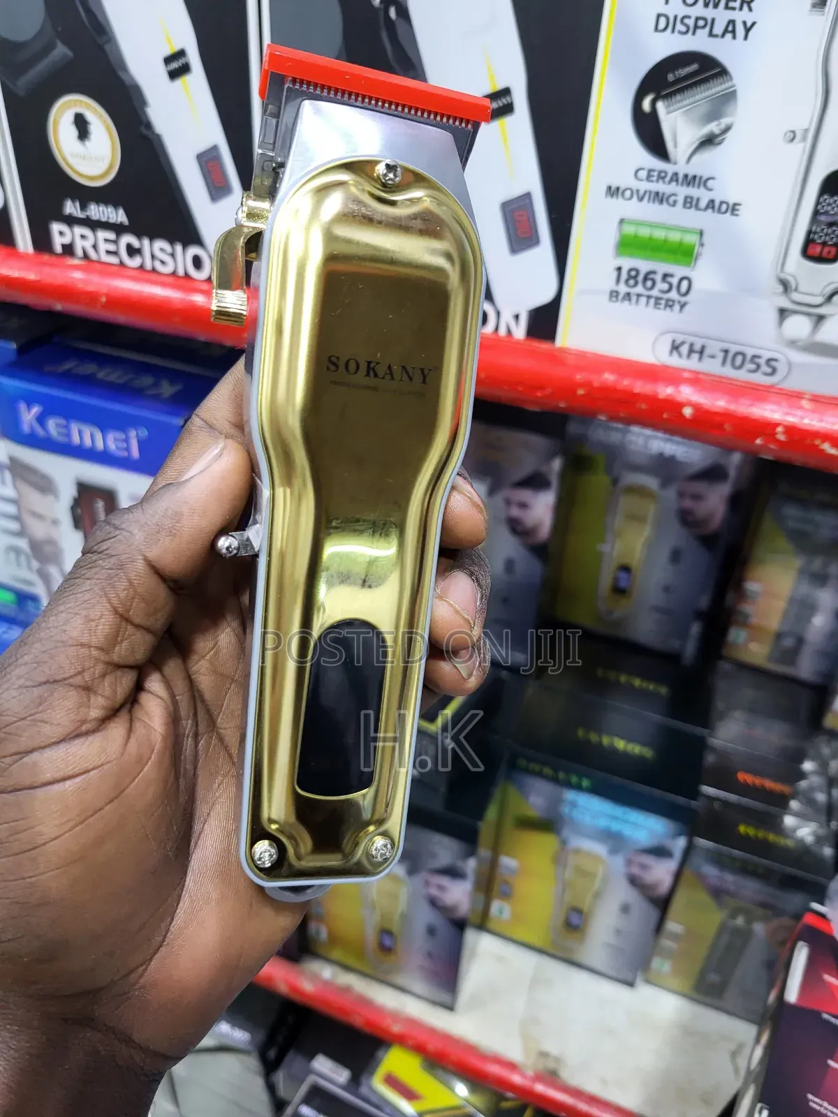 Sokany Professional Electric Rechargeable Hair Clipper.