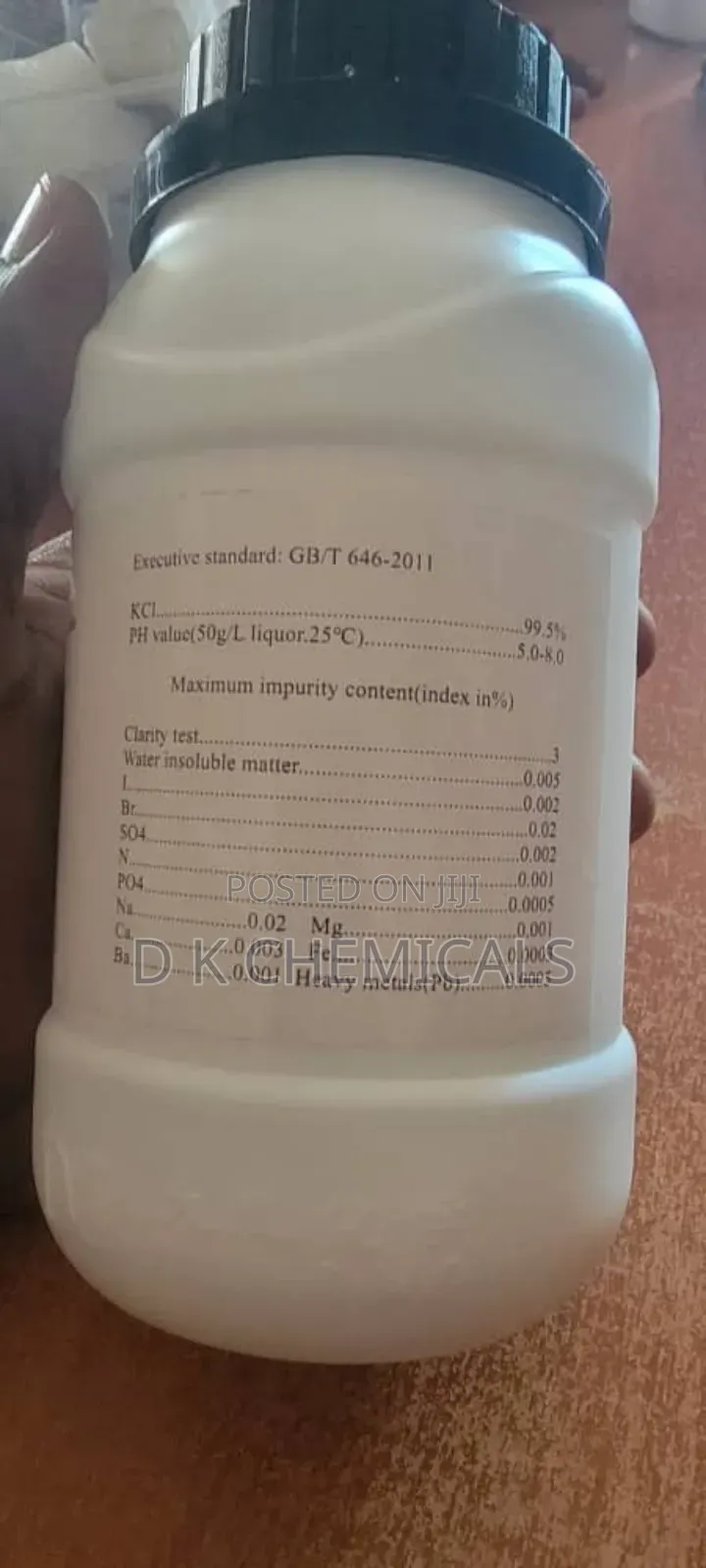 Potassium Chloride Laboratory Grade