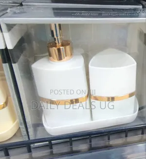 Liquid Soap Dispenser and Toothbrush Holder