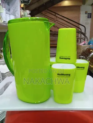 Aset of Strong Melamine Juice Jar