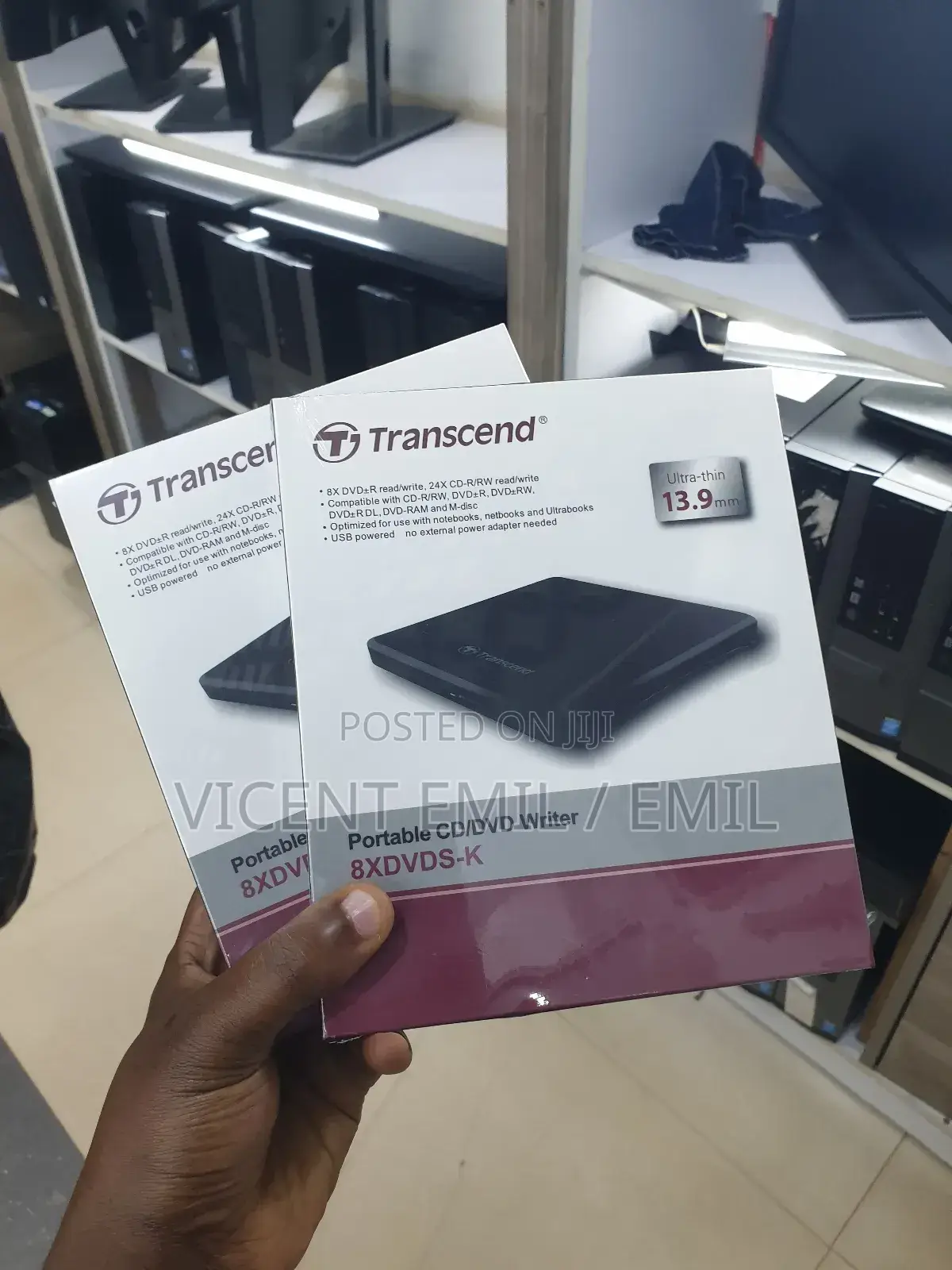 External Portable Dvd/Cd Writer 13.9mm