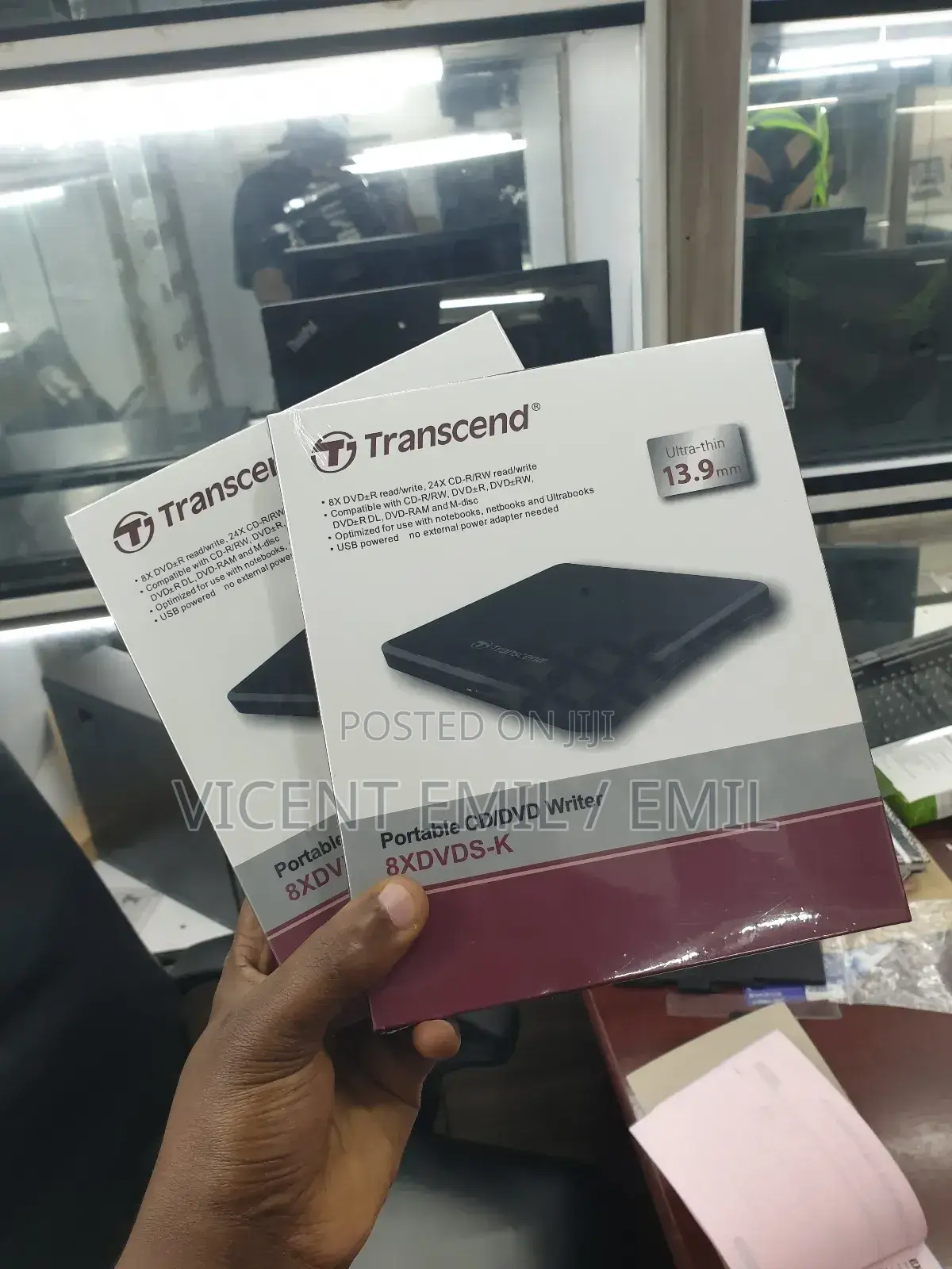 External Portable Dvd/Cd Writer 13.9mm