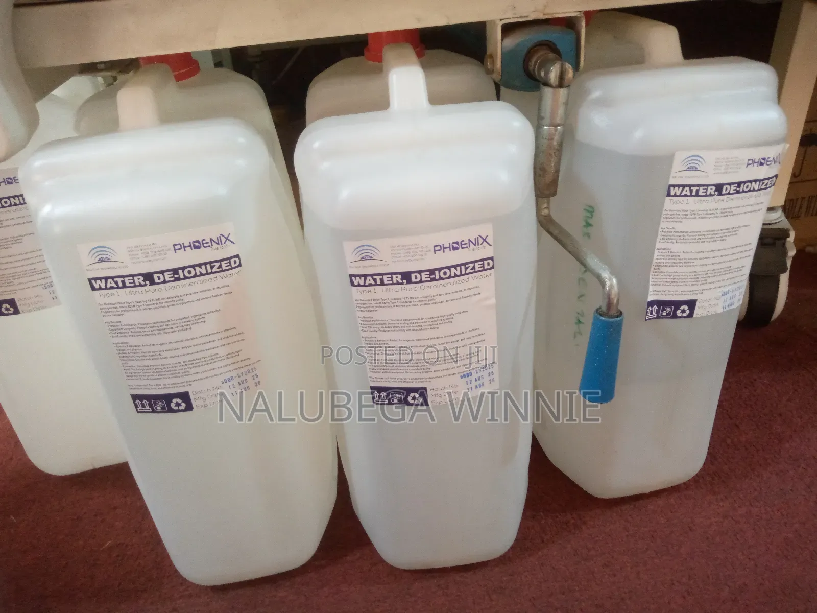 Distilled Water/ De-Ionized Water