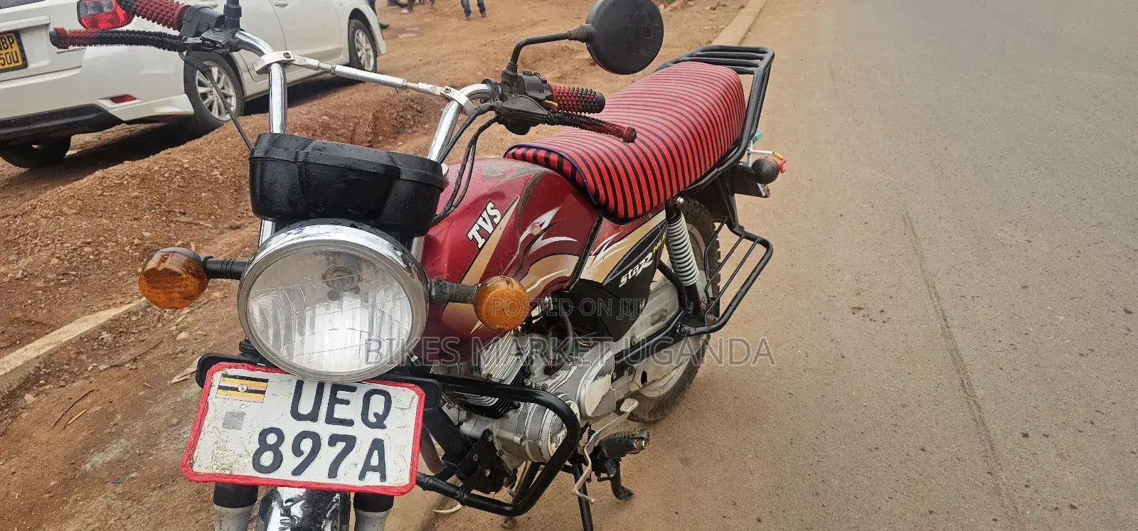 TVS XL 100 2018 Red