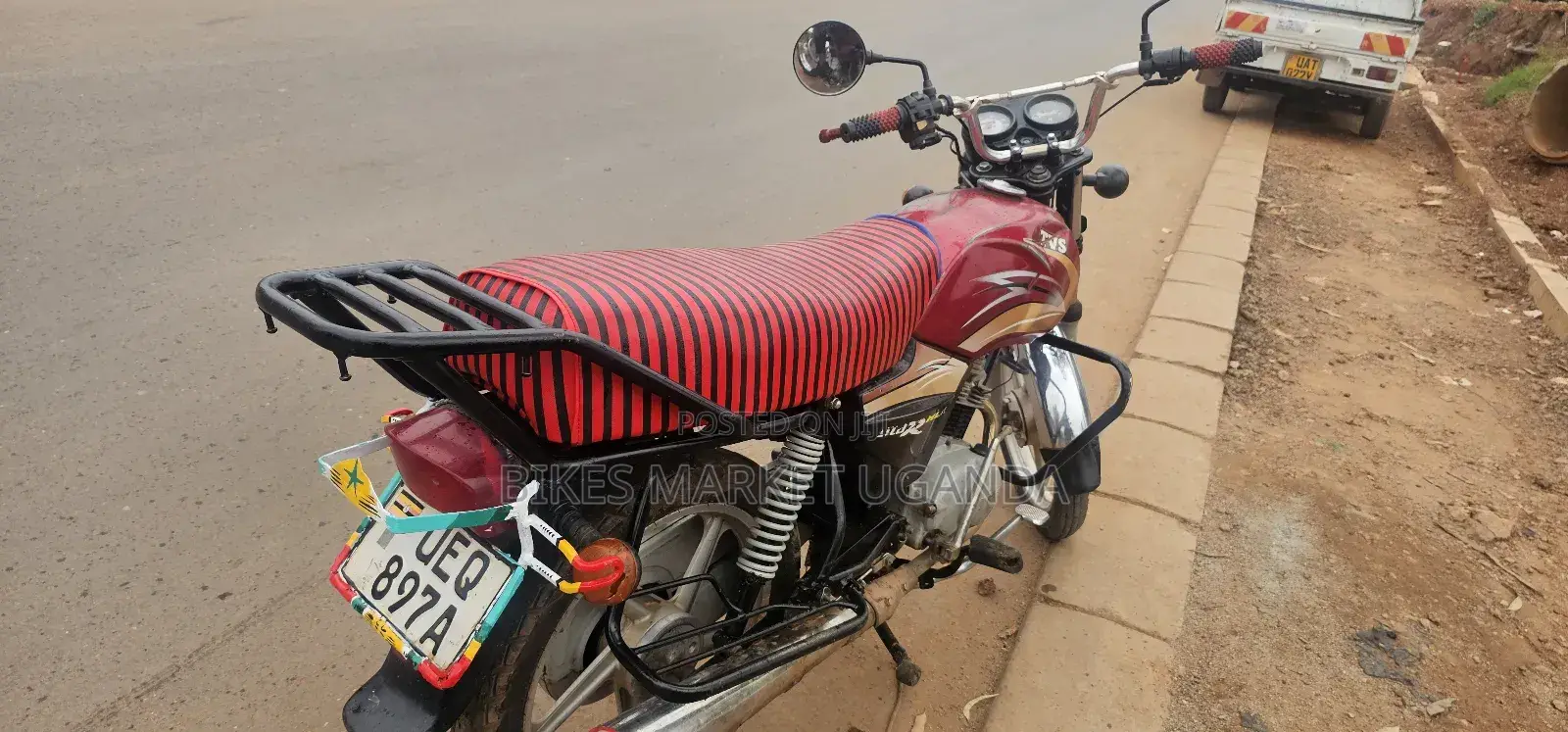 TVS XL 100 2018 Red