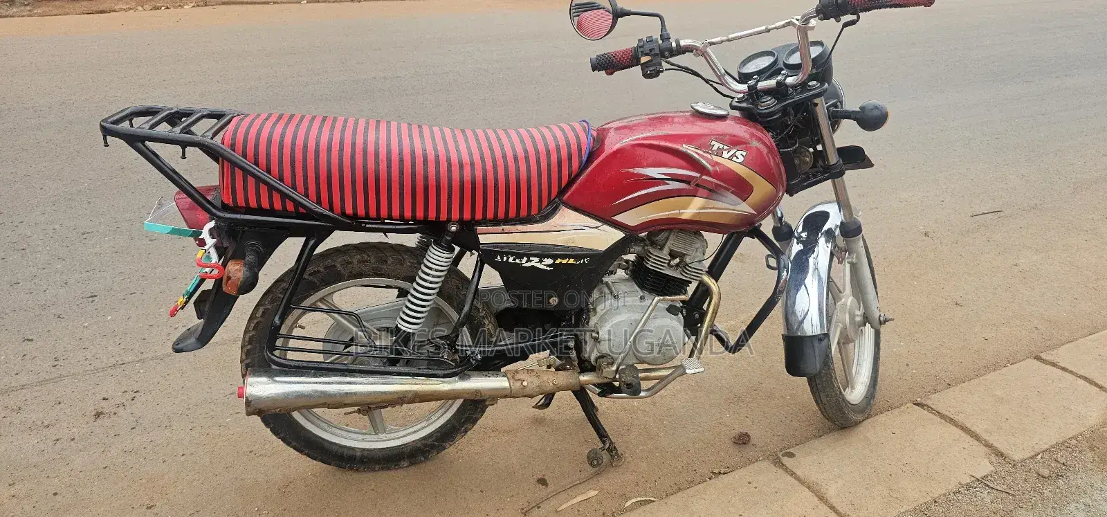 TVS XL 100 2018 Red