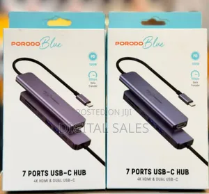 Porodo 7 In 1 Usb Hub