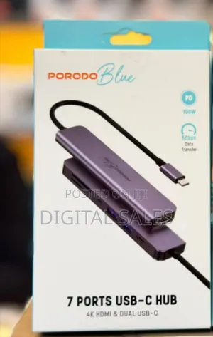 Porodo 7 In 1 Usb Hub
