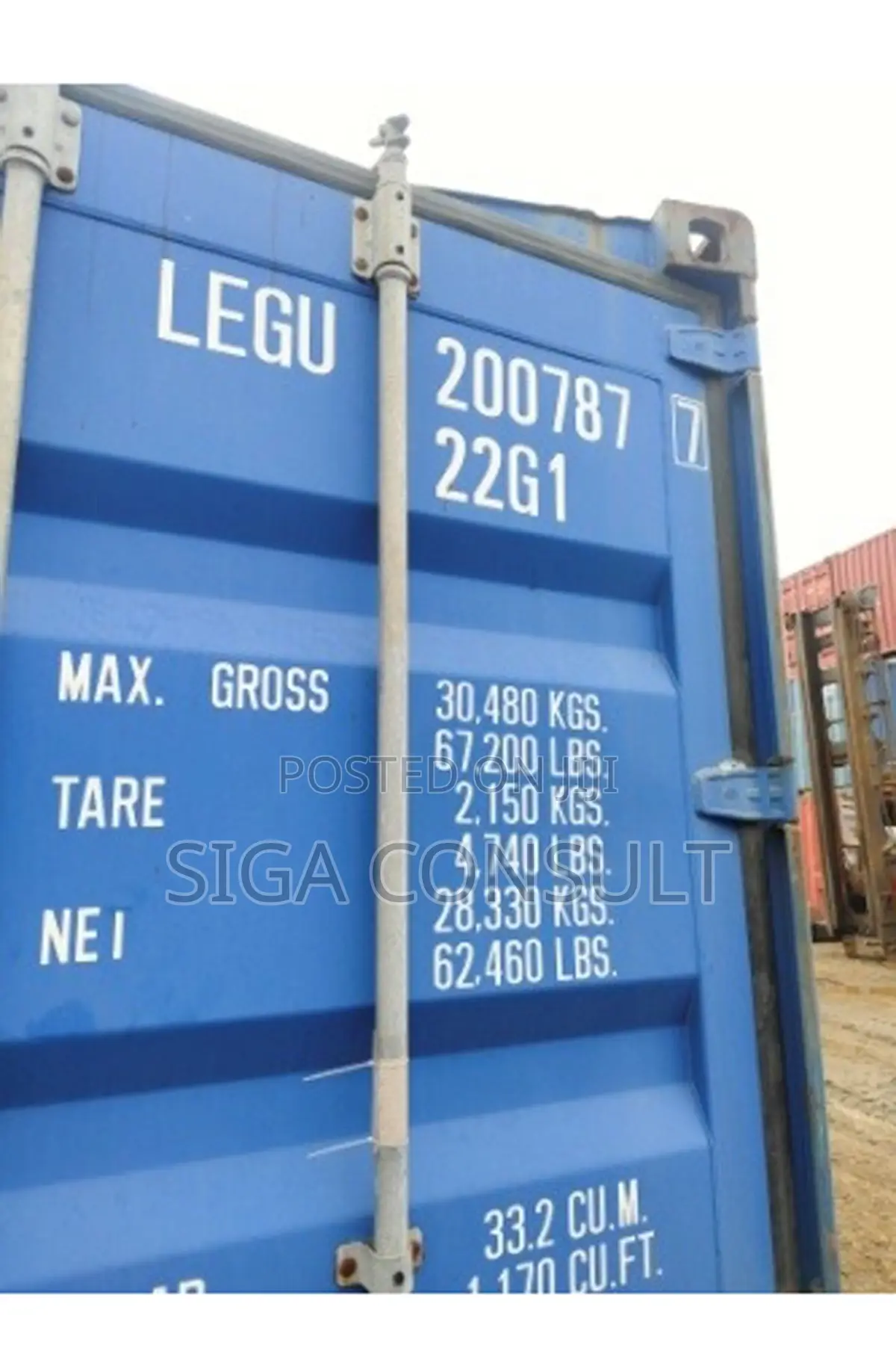 New Clean 20ft Cargo Container on Sale in Kazinga
