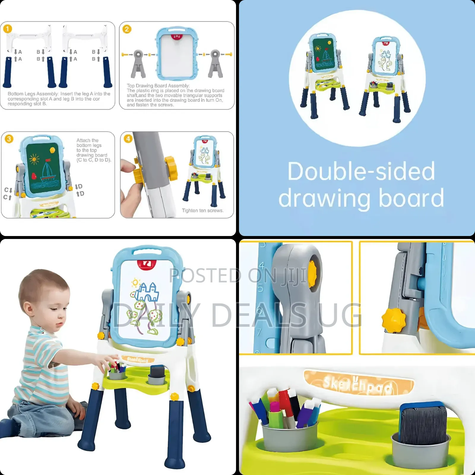 Kids Double-Sided Drawing Board