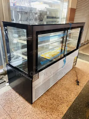 6feets Display Chiller Glass Showcase-Machine