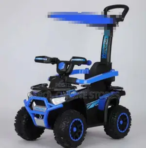 Kids Rechargeable Car Push With Shade