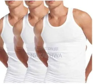 Packs Of 3 Cotton Vests White