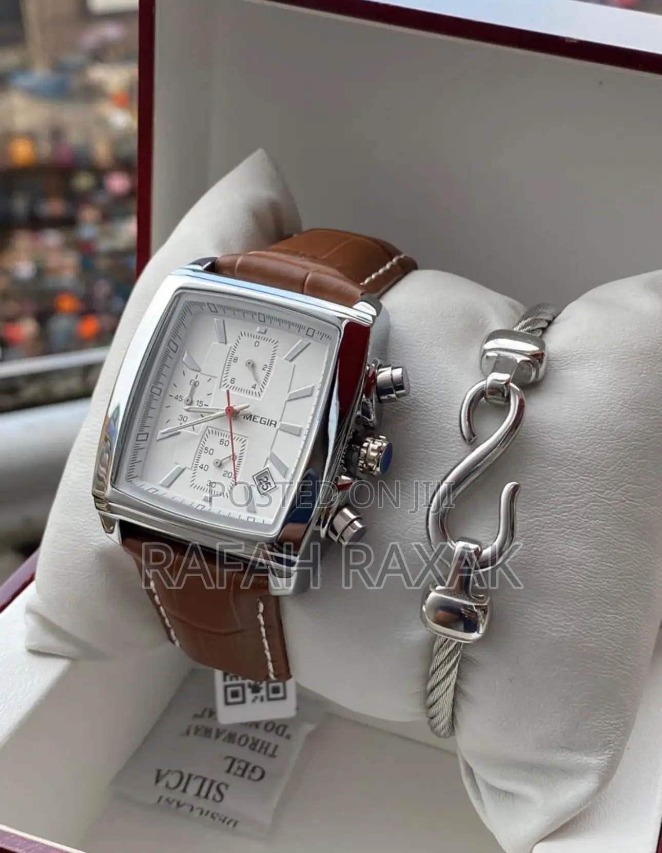 Original Classic Megir Wrist Watch And Bangle