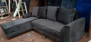 Brown L Shape Sofa Is for Sale