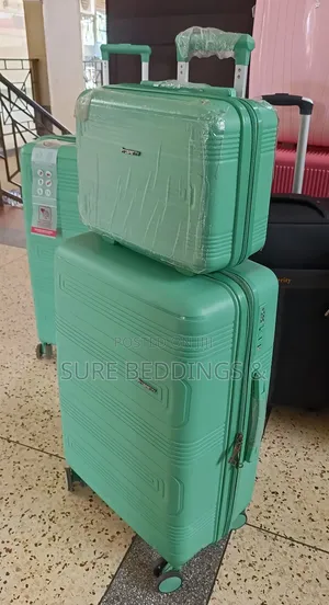 Beauty Rubber Trolley Suitcases