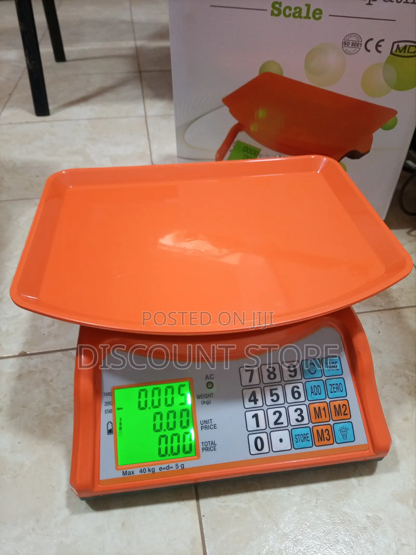 Digital Weighing Scale for 40kg Commercial Digital Weighing Scale
