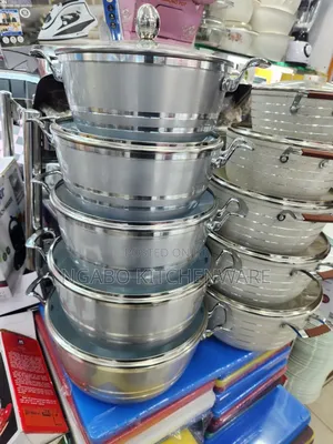 Pot Set or Source Pan Set Granite Coated