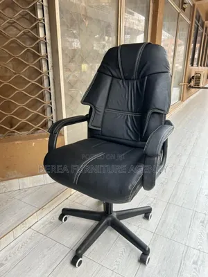 Executive Office Seat, Black and With Design