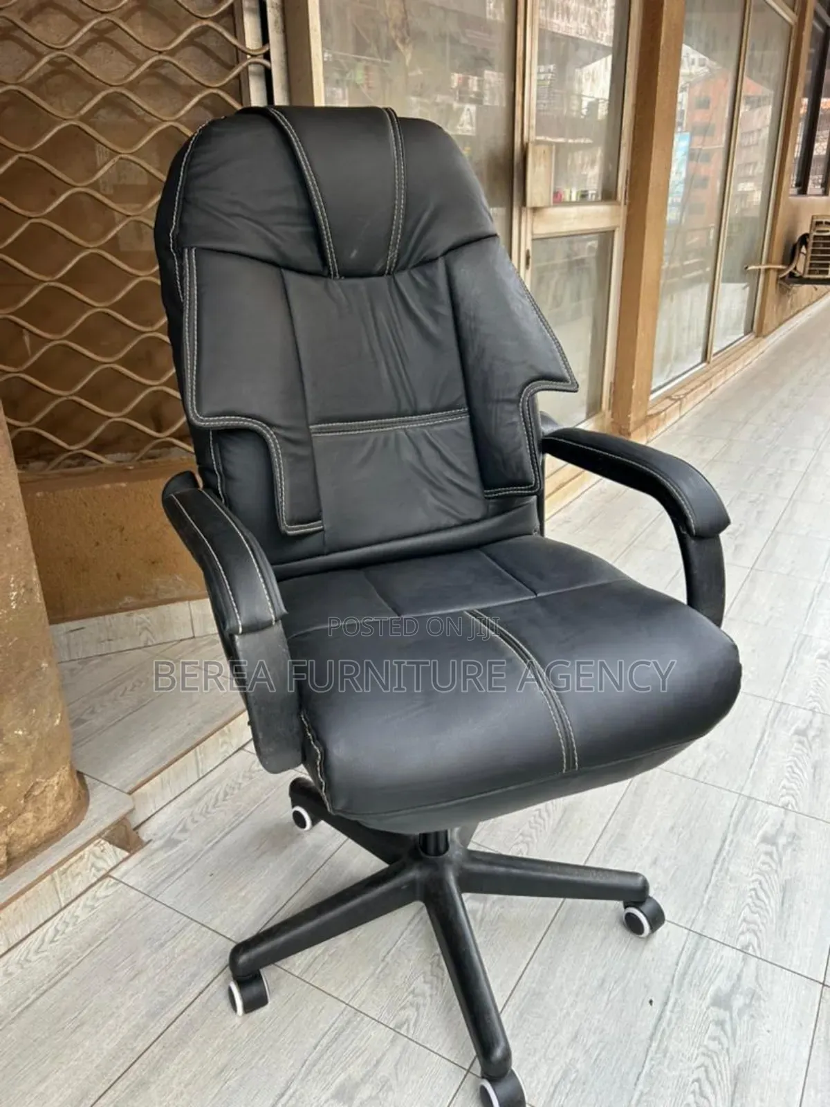 Executive Office Seat, Black and With Design