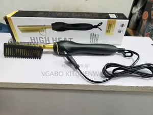 Electric Hot and Press Comb or Hair Straightener
