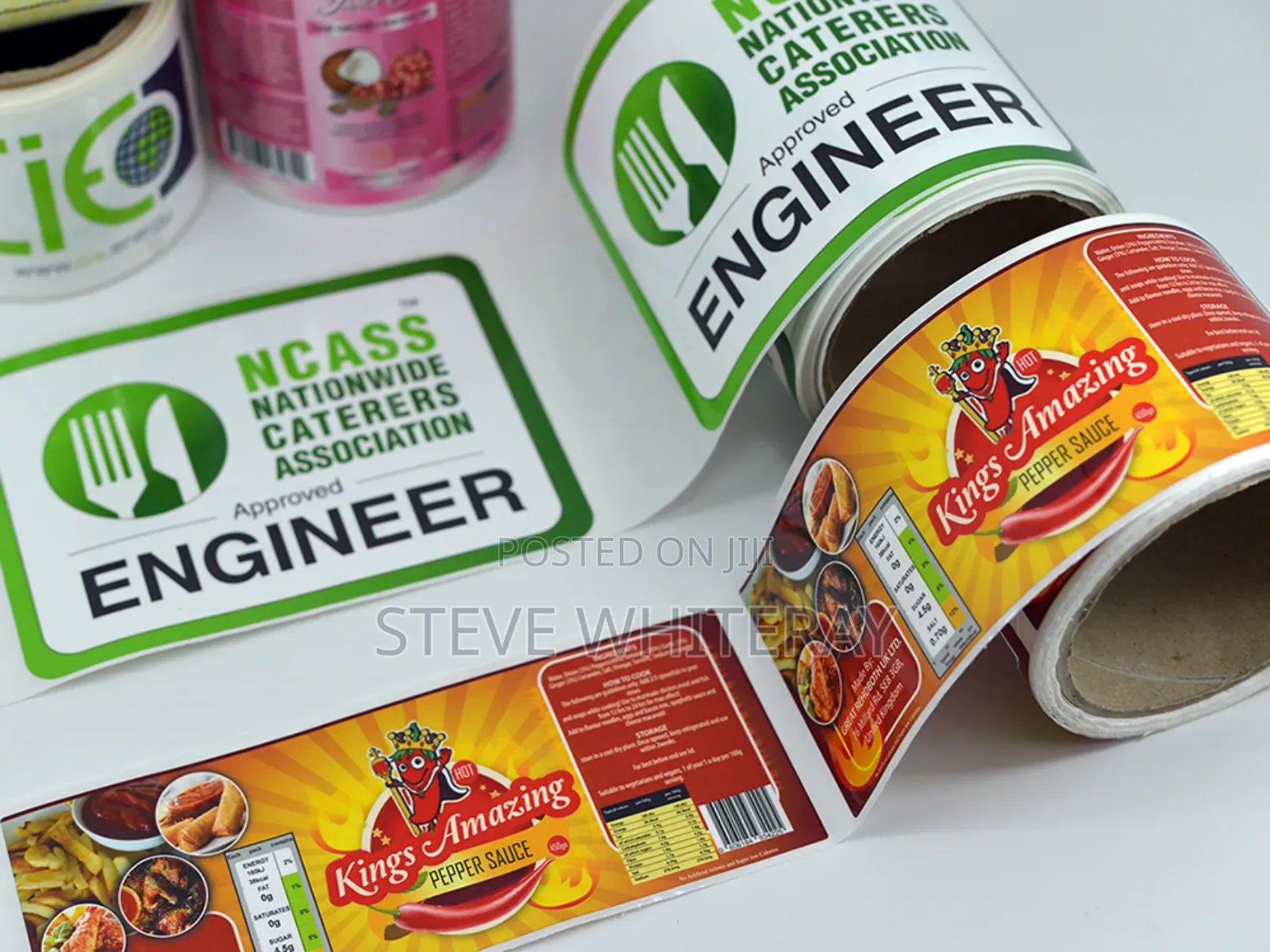 Product Stickers and Labels in Uganda – Custom Printing
