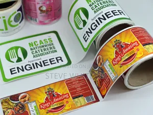 Product Stickers and Labels in Uganda – Custom Printing
