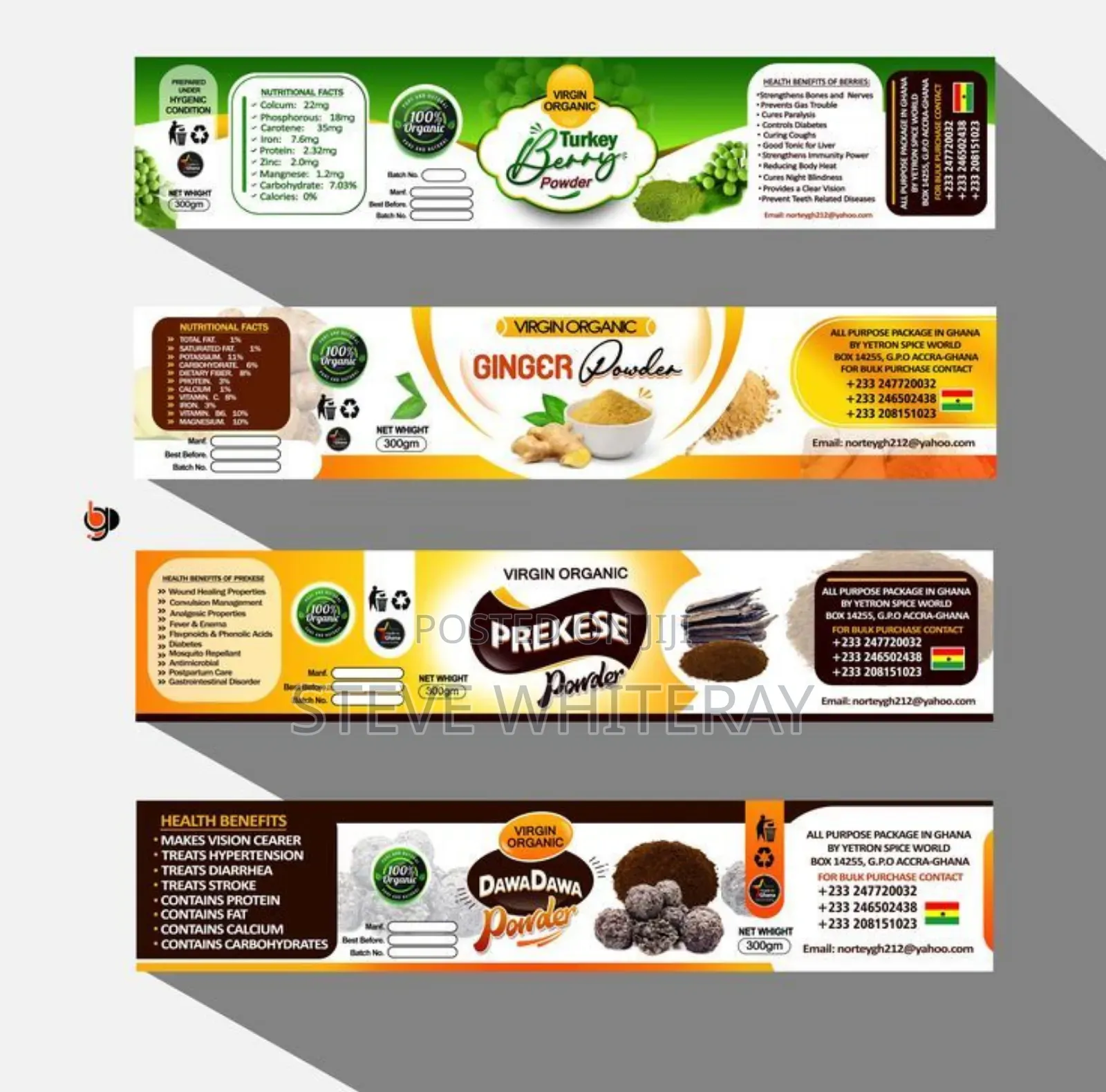 Product Stickers and Labels in Uganda – Custom Printing