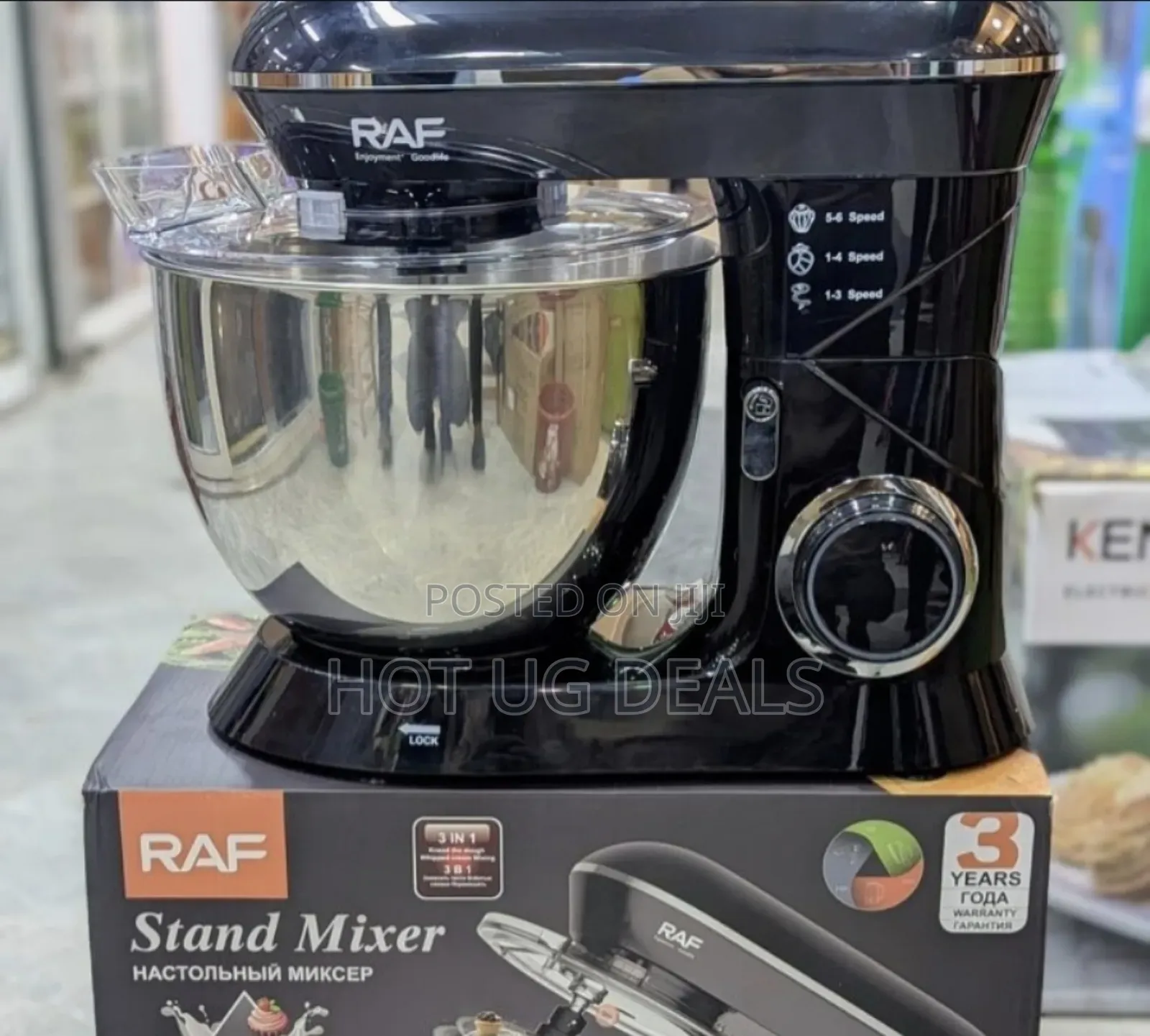 Raf 10 Litres Electric Stand Mixer Tilt-head Mixers With Dough Hook