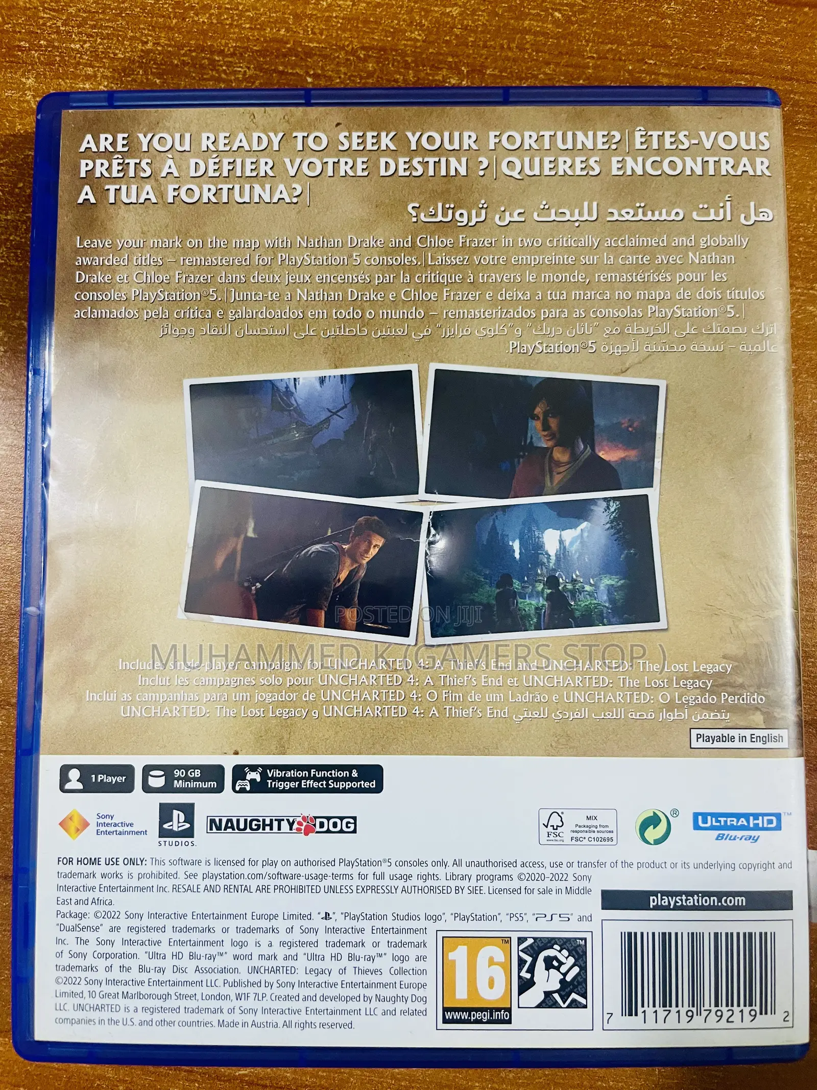 Uncharted Legacy Collection(Ps5)