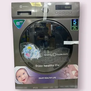 Sayona 8kg Automatic Front Loading Washing Machine - Gray