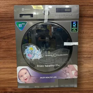 Sayona 8kg Automatic Front Loading Washing Machine - Gray