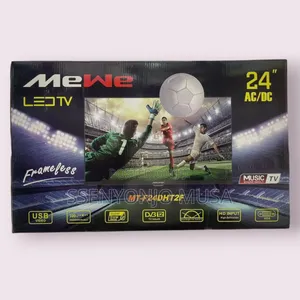 Mewe 24" Digital Led Tv With Free to Air, Woofer - Ac /Dc -