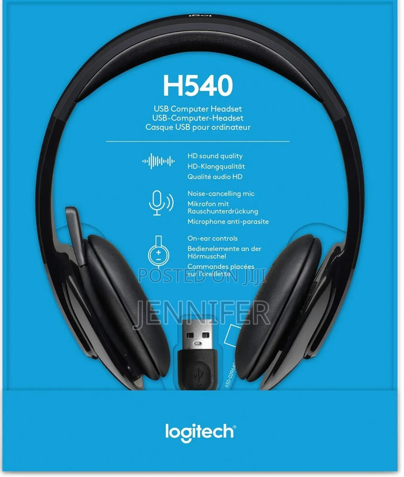 Logitech H540 Usb -a Wired Headset
