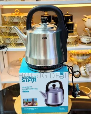 Winningstar Electric Fast Boiling Kettle Large Capacity 5l - Silver