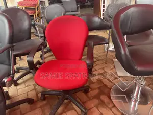 Red Rotating Office Chair