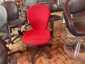 Red Rotating Office Chair