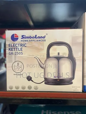 Simbaland 5l Cordless Steel Electric Kettle - Silver