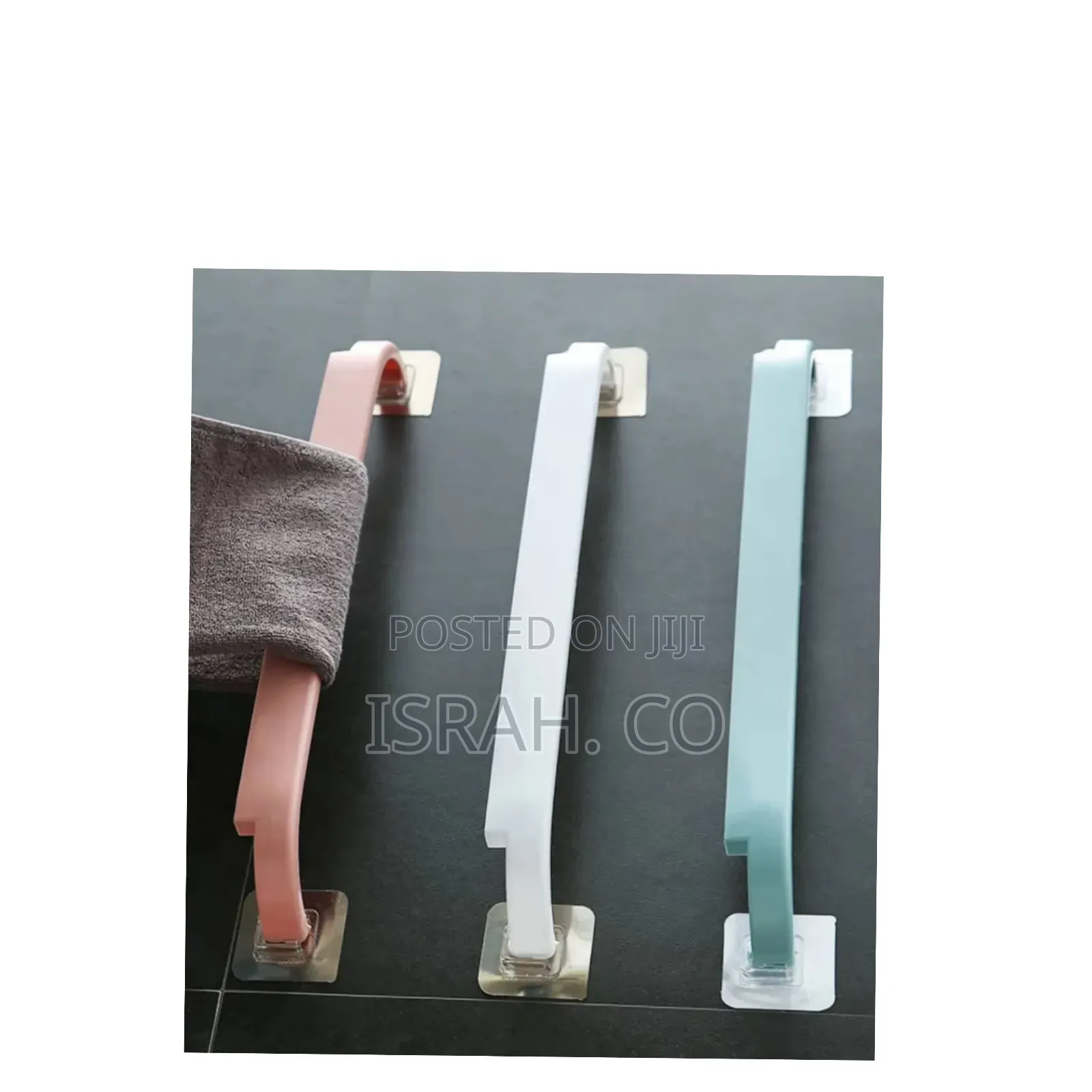 Adhesive Towel Holder.