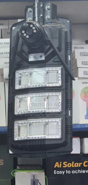2 In1 Ai Wi-Fi Solar Camera +Street Solar Floodlight- 450w