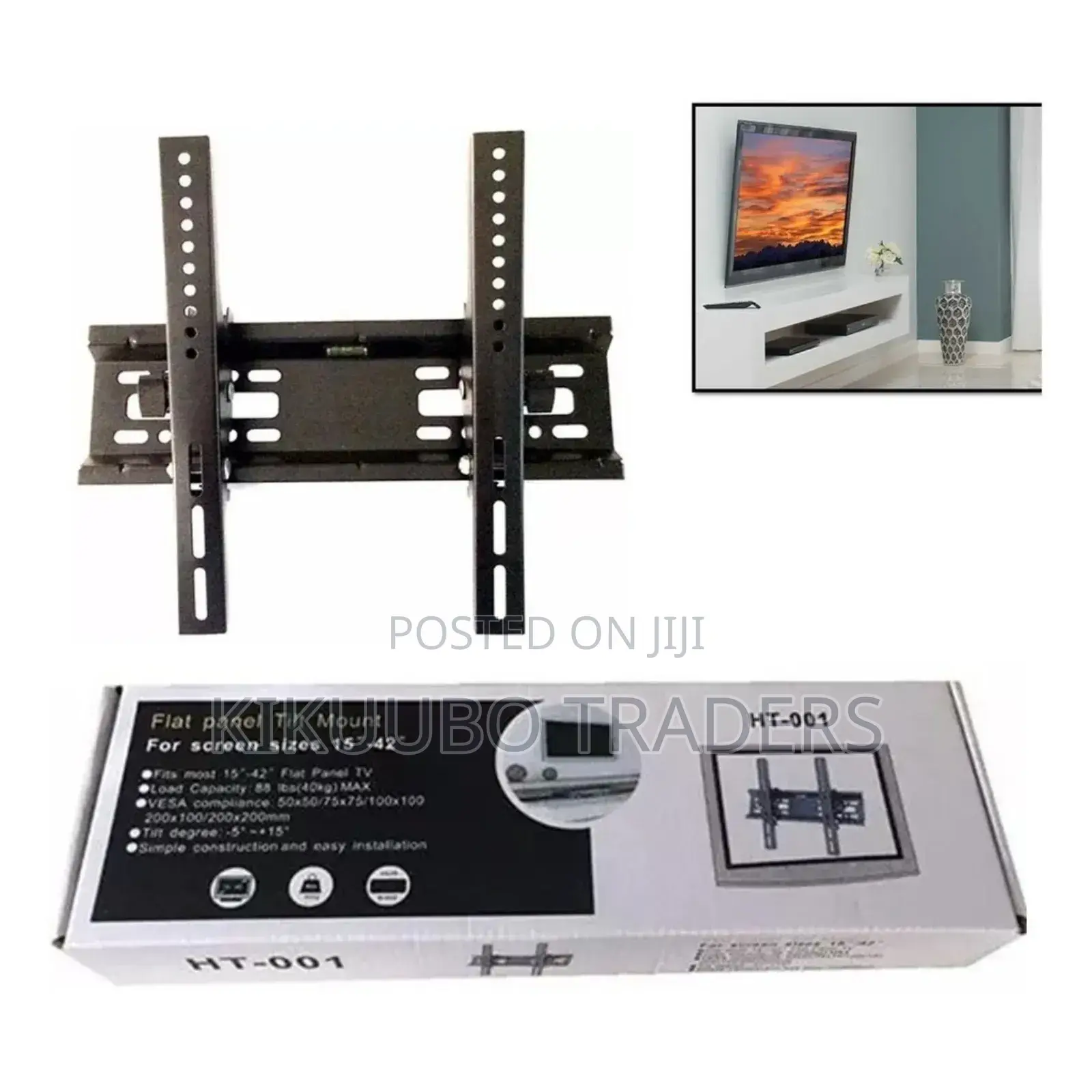 Flat Panel Tilt Mount Bracket