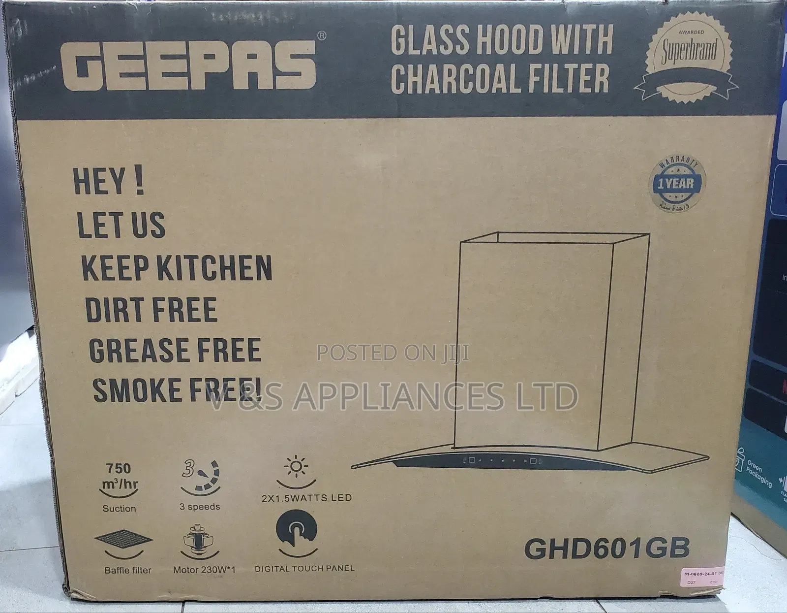 Geepas Digital Chimney Hood