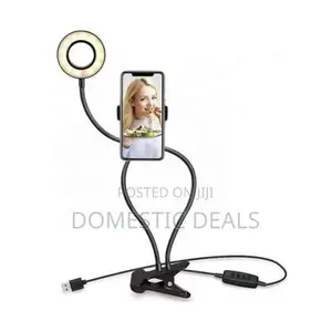 Ring Light With Table Clip Stand and Phone Holder