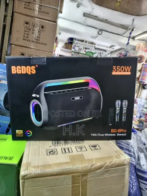 BGDQS Bg-8pro Portable Karaoke Wireless Speaker With RGB Lighting
