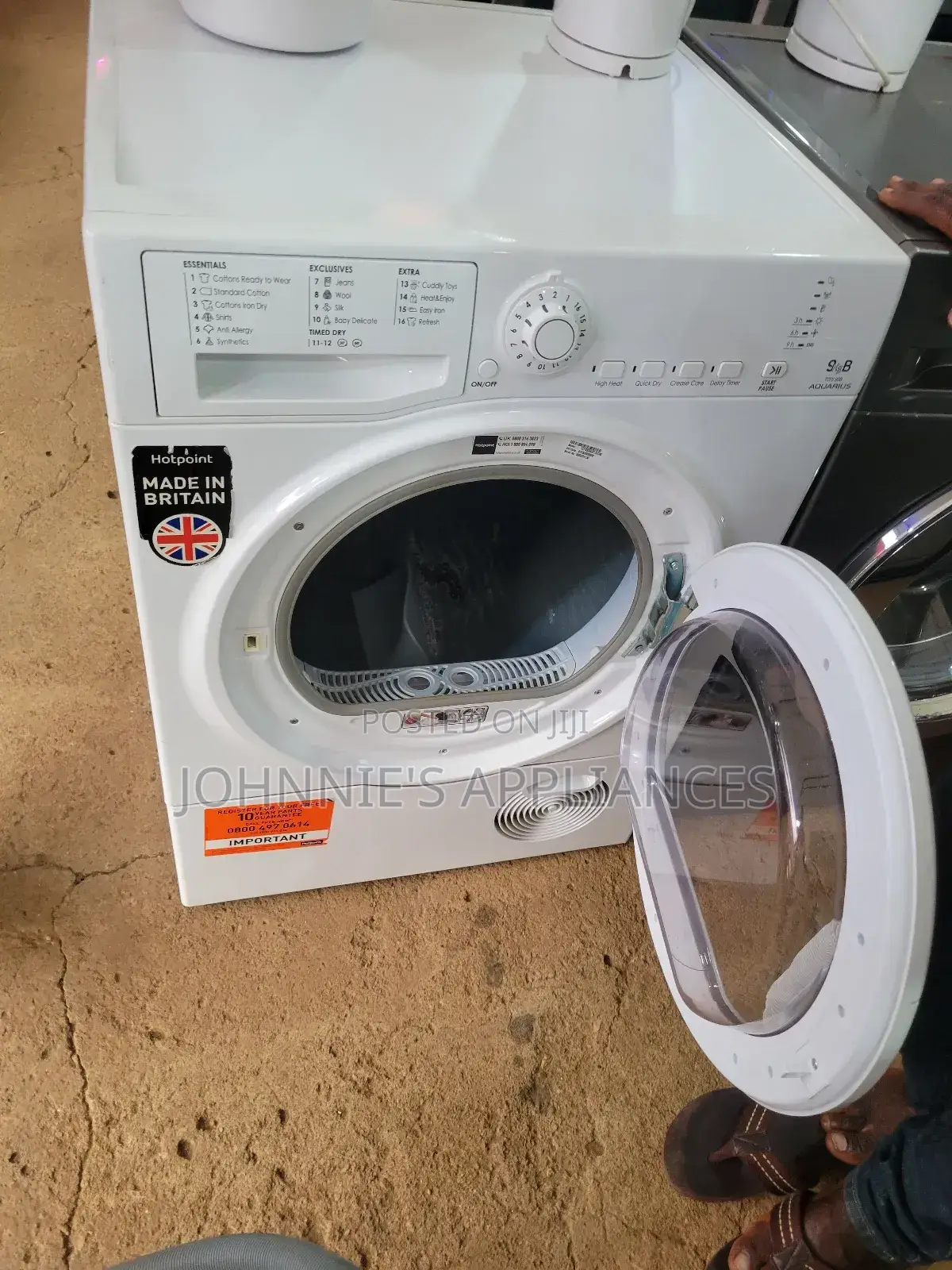 Hotpoint Electric Commercial Clothes Dryer 9kgs Machine