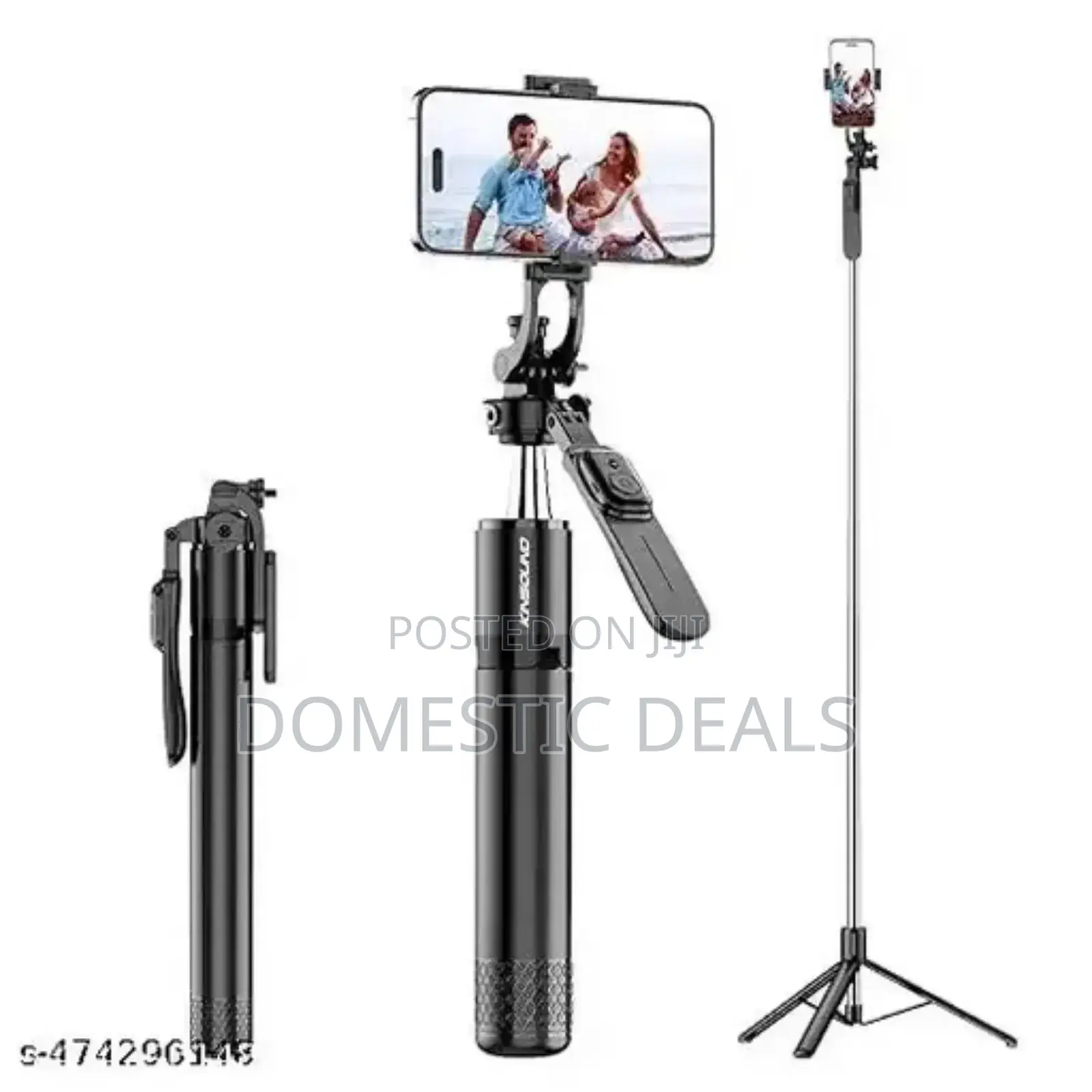 P.180 Foldable Selfie Stick Tripod 180cm Length