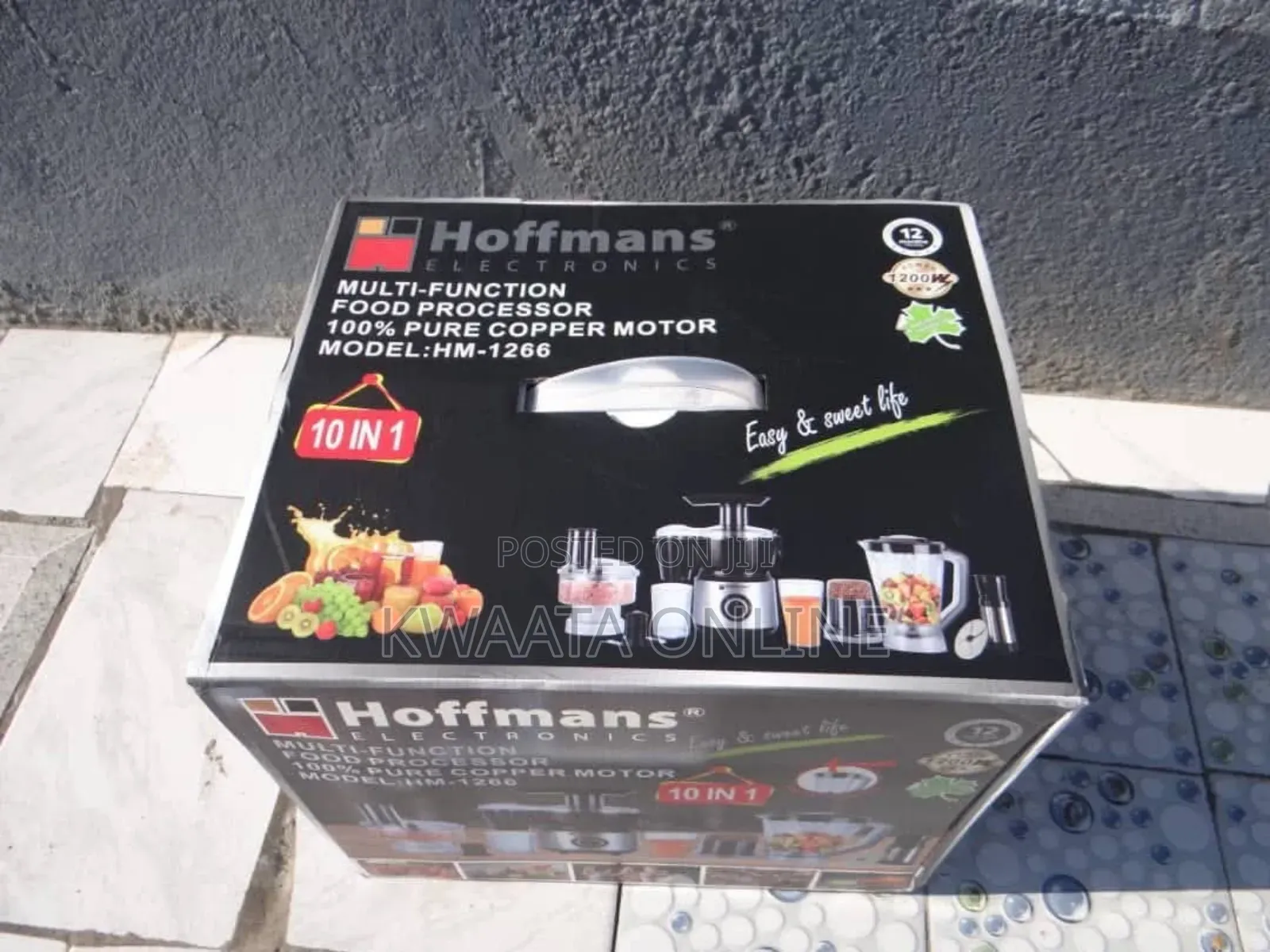 Hoffmans 10 In1 Juicer Blender Extractor Food Processor Hm-1267