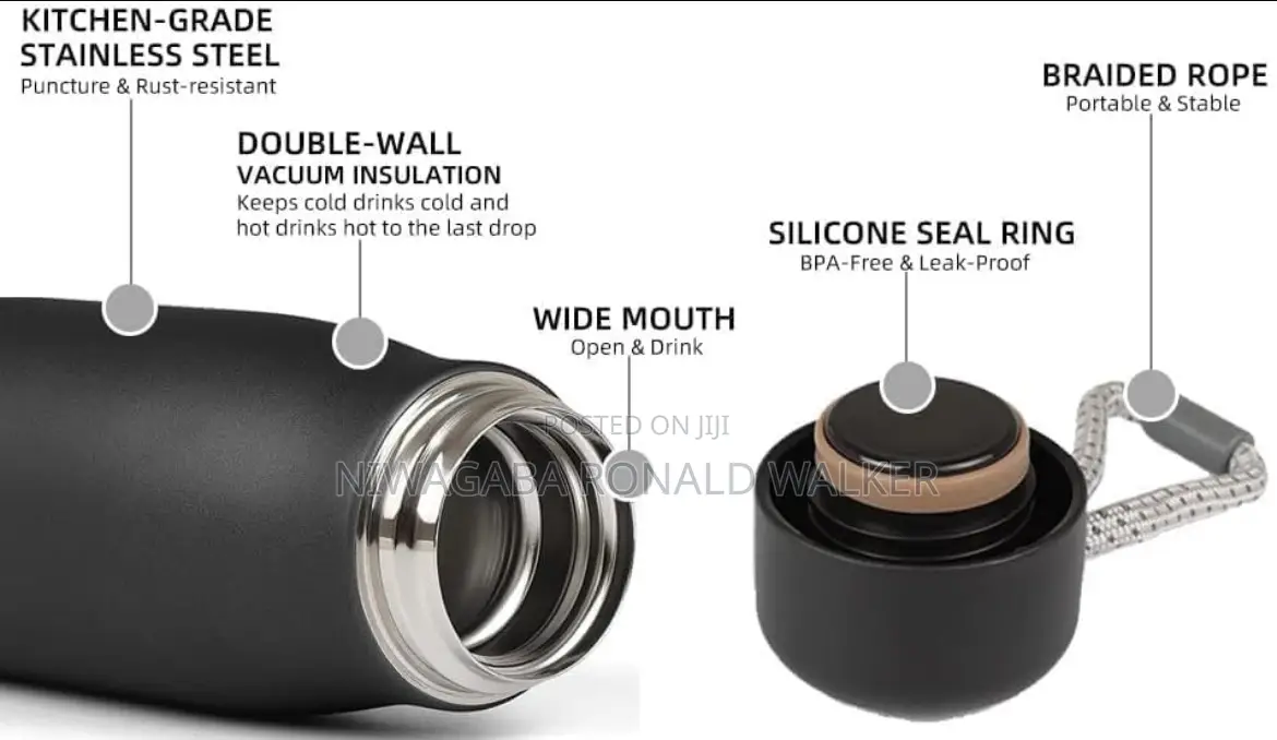 10hr Hot 30hr Cold 550ml Thermo Vacuum Bottle Flask